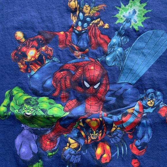 Vintage 1999 Universal Studios Islands of Adventure Marvel graphic tee size XL - Picture 3 of 8